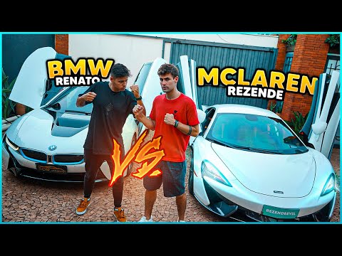 MCLAREN 540C VS BMW I8 ( REZENDE VS RENATO GARCIA ) [ REZENDE EVIL ]
