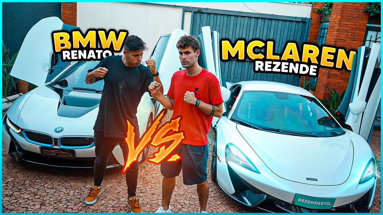 MCLAREN 540C VS BMW I8 ( REZENDE VS RENATO GARCIA ) [ REZENDE EVIL ]
