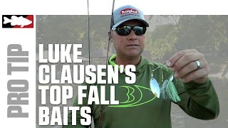 Luke Clausen's Top Fall Baits