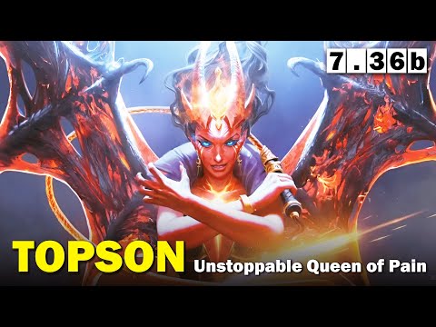 Masterclass Queen of Pain: Topson Dominates with Epic Gameplay!
