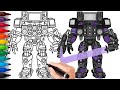 HOW TO DRAW NEW SUPER UPGRADED TITAN TV MAN | Skibidi Toilet Garry's Mod - Easy Step by Step Drawing