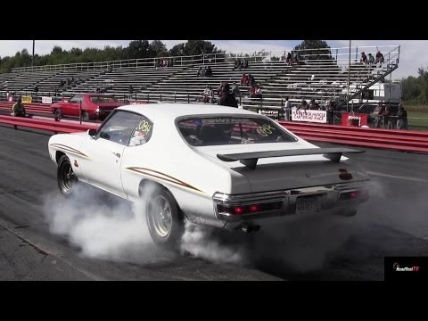 Ram Air GTO Judge v 455 HO GTO - 1/4 Mile Muscle Car Drag Race Video - Road Test TV ®