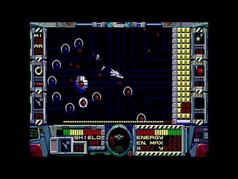 Thexder II "Firehawk" [IBM PC EGA / MT-32] Mission 08 -  Defense System III