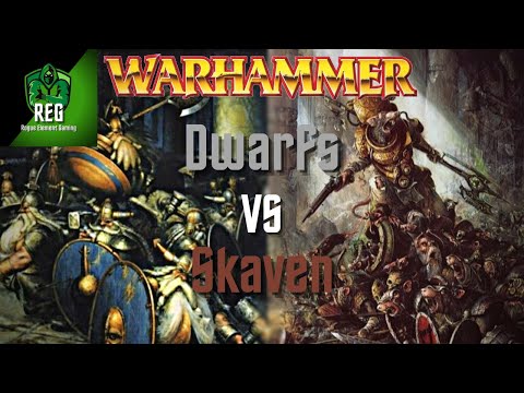 Warhammer Fantasy 6th Edition Battle Report | Dwarfs vs Skaven