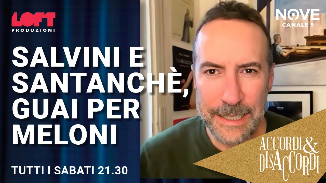 Salvini e Santanchè, guai per Meloni