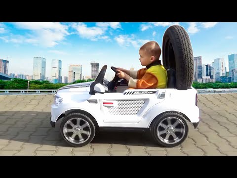 Dima als Polizist und Automechaniker