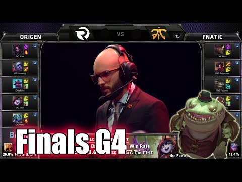 Fnatic vs Origen | Game 4 Grand Finals S5 EU LCS Summer 2015 Playoffs | FNC vs OG G4 Finals