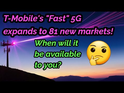 T-Mobile's "fast" 5G now in more cities & markets. When will you see it? | 2.5 ghz N41 | SMT
