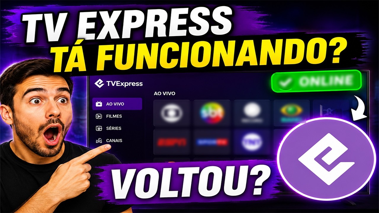 TV EXPRESS VOLTOU A FUNCIONAR? TV EXPRESS PEGANDO DE NOVO? CONTEI TODA A VERDADE NESSE VÍDEO!