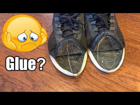 Sneaker and Shoe Glue Fix Sole Separation - YouTube