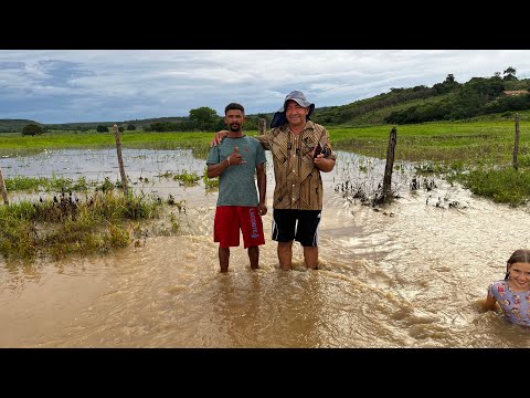 Grande Enchente No Sítio Ipueiras Araripe Ceará 