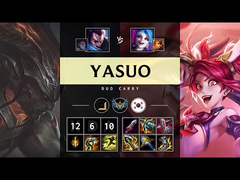 Yasuo ADC vs Jinx - KR Challenger Patch 25.21
