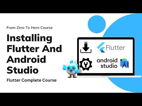 02 Installing Flutter And Android Studio App Development Course Flutter 3 x Course in Hindi