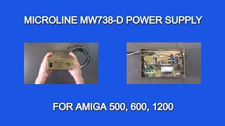 Microline MW738-D Power Supply for Commodore Amiga computers