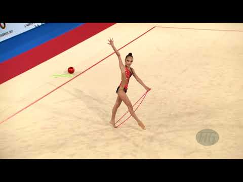 TOKTOKOZHOEVA Ilima (KGZ) - 2019 Rhythmic Junior Worlds, Moscow (RUS) - Qualifications Rope
