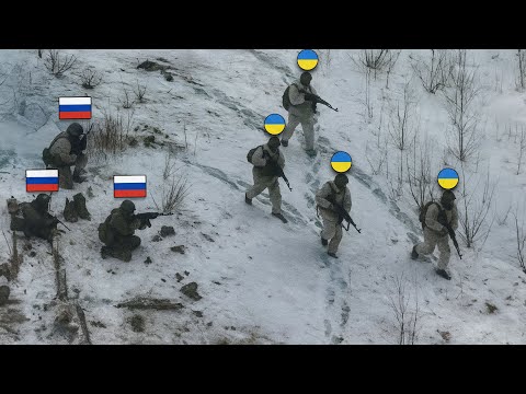 No Escape: Russian Forces Ambush Ukrainian Convoy on the Road!
