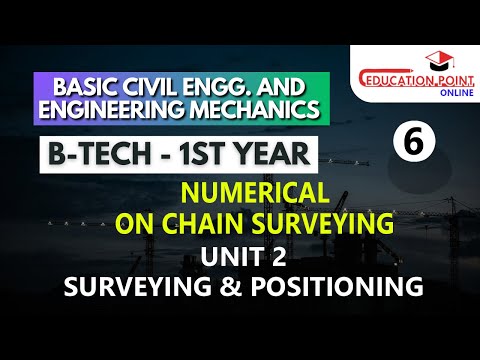Numerical on Chain Surveying | Unit 2 Surveying & Positioning | BASIC CIVIL ENGINEERING
