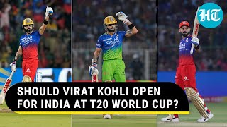 Should Virat Kohli Open With Rohit Sharma For India At T20 World Cup 2024?