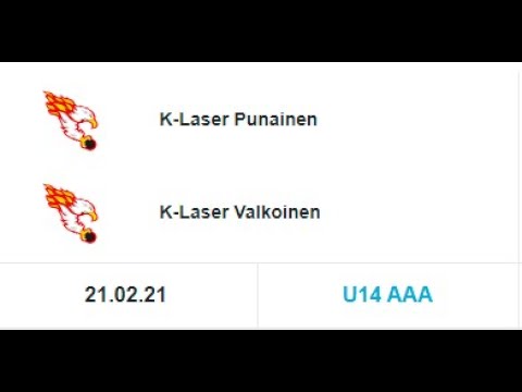 K-Laser Punainen vs K-Laser Valkoinen (U14 AAA)