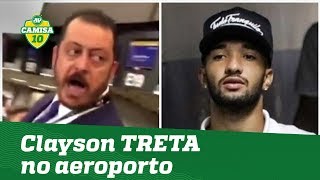 Jogador do Corinthians TRETA no aeroporto!
