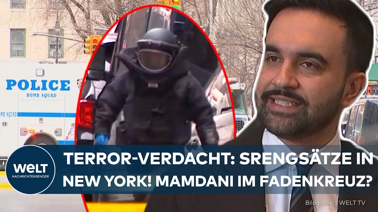 TERRORVERDACHT IN NEW YORK: Sprengsatz fliegt auf den Amtssitz von Bürgermeister Zohran Mamdani
