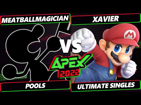 Apex 2022 - MeatballMagician (Game & Watch) Vs. Xavier (Mario) SSBU Ultimate Tournament