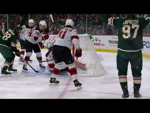 Kirill Kaprizov scores another goal vs Devils (2 dec 2021)