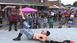 preview picture of video 'CWF Mid-Atlantic Wrestling: Arik Royal & Donnie Dollars vs. Nick Richards & Chase Dakota (10/12/13)'