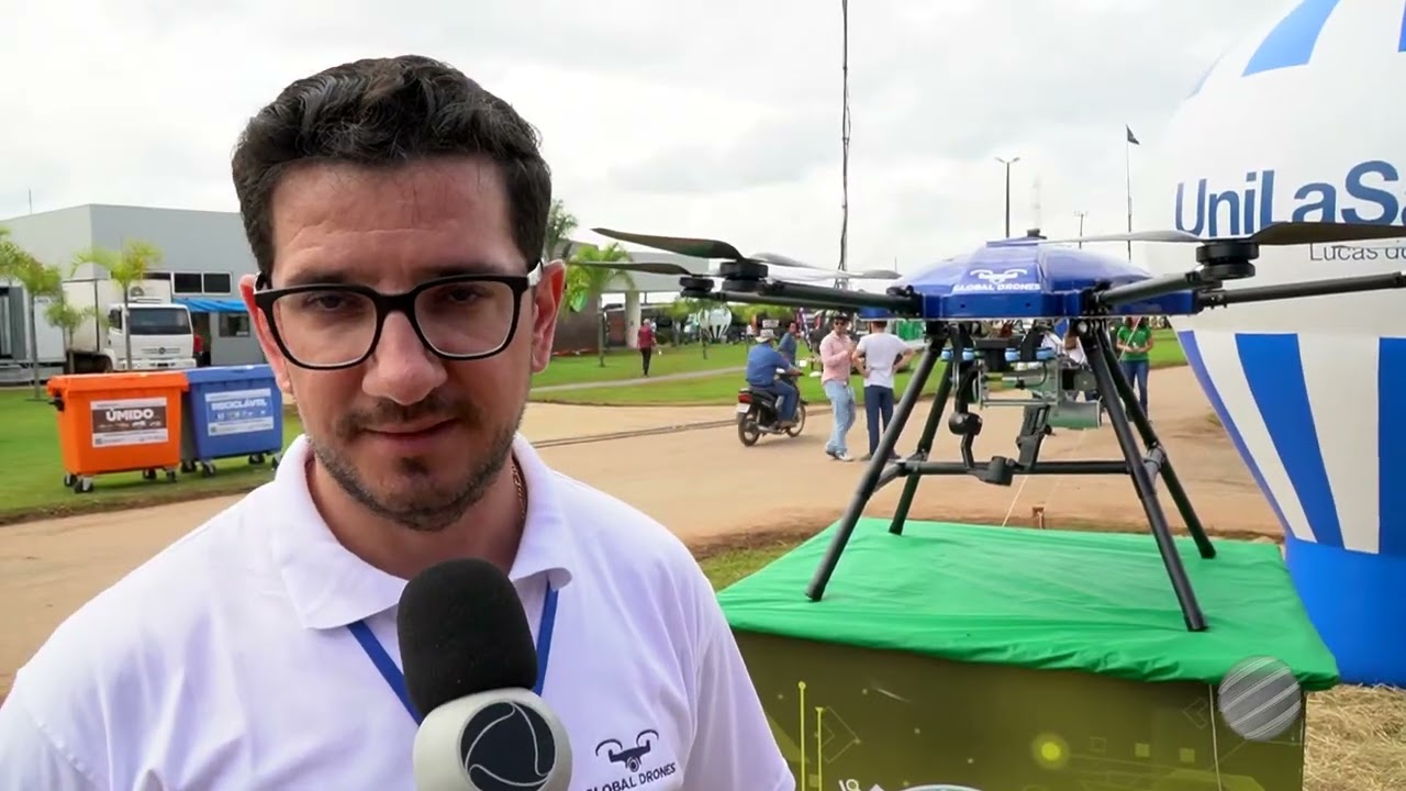 O PROTÓTIPO DE UM DRONE A SER UTILIZADO NA LAVOURA FOI APRESENTADO POR OCASIÃO DO SHOW SAFRA 2023