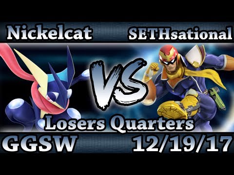 GGSW 63 - Nickelcat (Greninja) Vs. SETHsational (C.falcon) Smash Wii U Losers Quarters - Smash 4