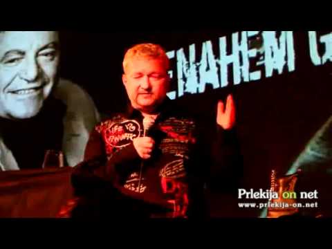 Menahem Golan - Podelitev nagrade na Grossmannu