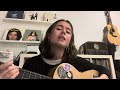 Pushing It Down And Praying Acoustic Cover Lizzy Mcalpine