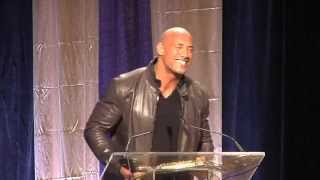 The Rock Sings "When The Saints Go Marching In"