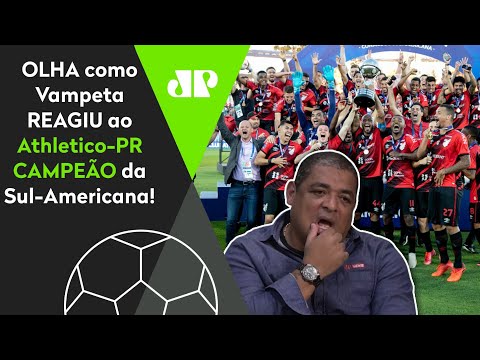 FURACÃO CAMPEÃO COM GOLAÇO ABSURDO! OLHA as REAÇÕES de Vampeta à FINAL da Copa Sul-Americana!
