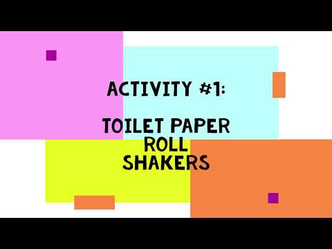 Creative Kids at Home: Toilet Paper Roll Shakers