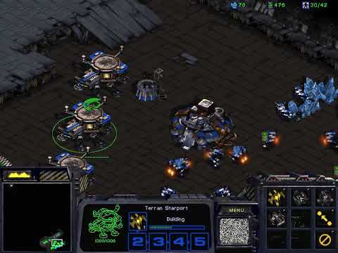 Starcraft (original version) Terran mission 10 The Hammer Falls Speedrun