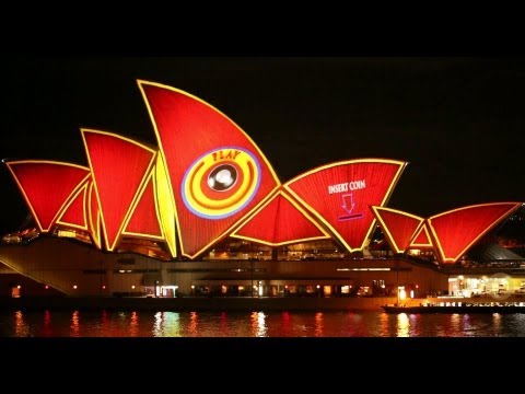 Vivid Sydney 2013 - Sydney Opera House (full length with sound)