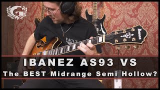 Video thumbnail for Ibanez AS93 Violin Sunburst // The Best Midrange Semi Hollow? by The Guitarshop