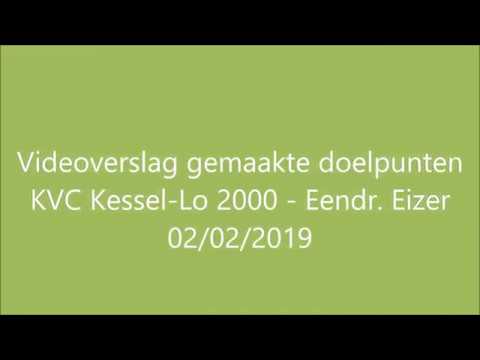 Videoverslag gemaakte doelpunten KVC Kessel-Lo 2000 - Eendr. Eizer