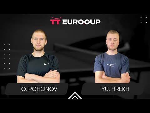 12:30 Oleksandr Pohonov - Yurii Hrekh 06.10.2025 TT Euro.Cup Ukraine Professional. TABLE 4