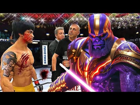 Ufc 4 Bruce Lee Vs. Old Thanos Ea Sports
