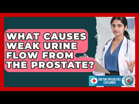 What Causes Weak Urine Flow From The Prostate? - Doctor Specialties Explained