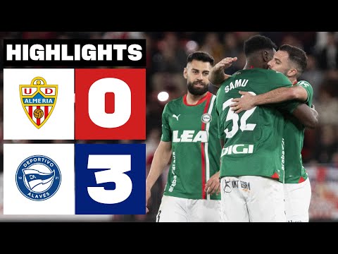 Resumen de Almería vs Deportivo Alavés Matchday 22
