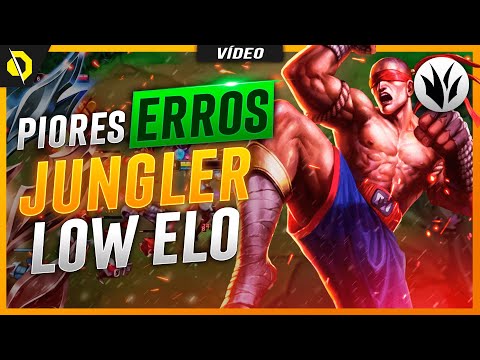 os MAIORES ERROS de JUNGLERS LOW ELO no LEAGUE OF LEGENDS