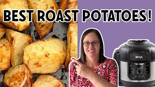 Ninja Foodi Roast Potatoes (best roast potatoes ever!)