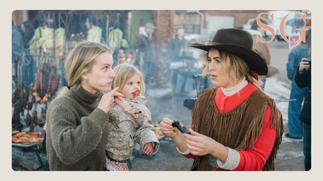 Hannah from Ballerina Farm invites Sarah to cook for their Christmas party