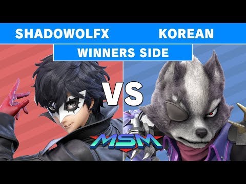 MSM 210 - ShadowolfX (Joker) Vs TSM | Korean (Wolf) Winners Pools - Smash Ultimate