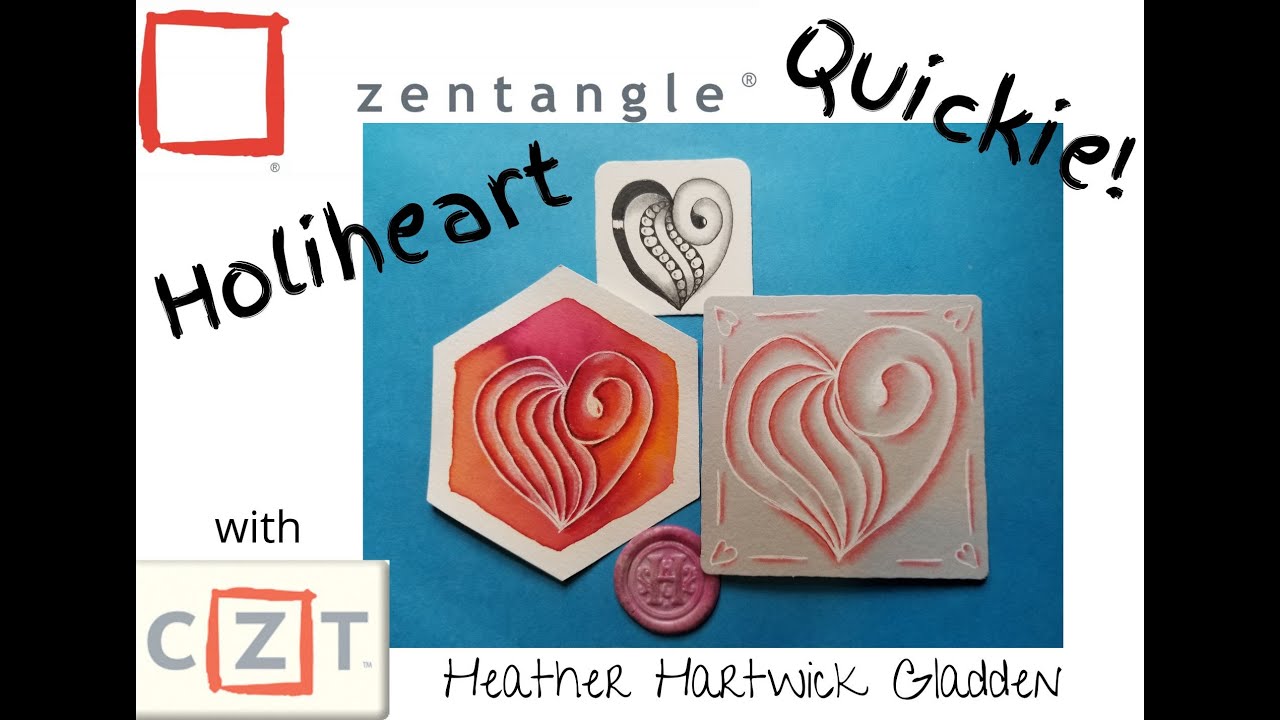 Holiheart | Zentangle® Quickie