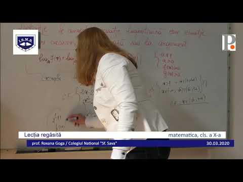 Matematica, cls a X-a