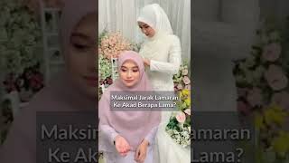 Download lagu IDEALNYA JARAK LAMARAN DENGAN NIKAH BERAPA HARI YAA 🥰 mp3